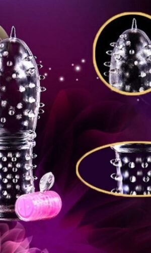 Penix Titreşimli Tırtıklı Penis Kılıfı